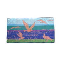 【USED】70's Terry Treasure of California BEACH TOWEL