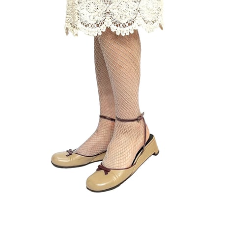 【USED】00's miu miu BALLET MULE SHOES