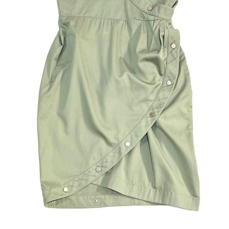 【USED】80'S THIERRY MUGLER ASYMMETRY S/S DRESS