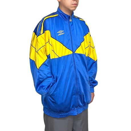 【USED】90's UMBRO TRACK JACKET UKRAINE COLOR