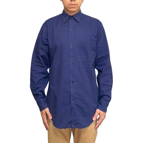 【USED】90's agnès b. homme ROYAL NAVY SHIRT