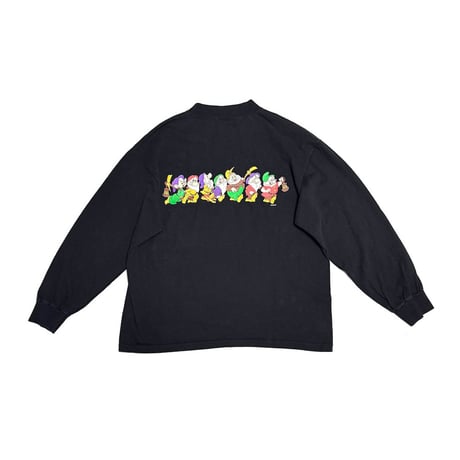 【USED】90's WALT DISNEY Snow White and the Seven Dwarfs L/S T-SHIRT