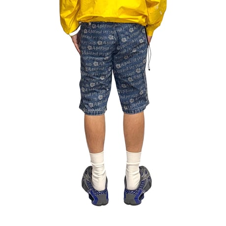【USED】00's ALBA ROSA MY TANE All-Over Print Denim Shorts