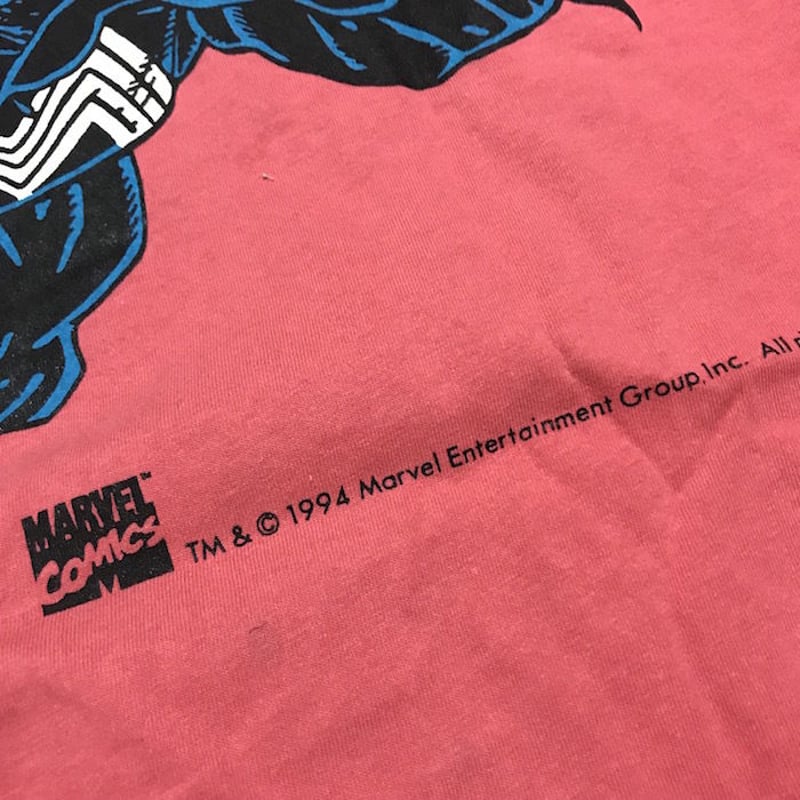 USED】90'S MARVEL COMICS VENOM T-SHIRT | KONBINI USED】90'S MARVEL COMICS VENOM T-SHIRT | KONBINI