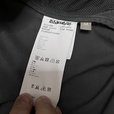 【DEAD STOCK】00's NAPAPIJRI TRAVEL JACKET DARK GRAY