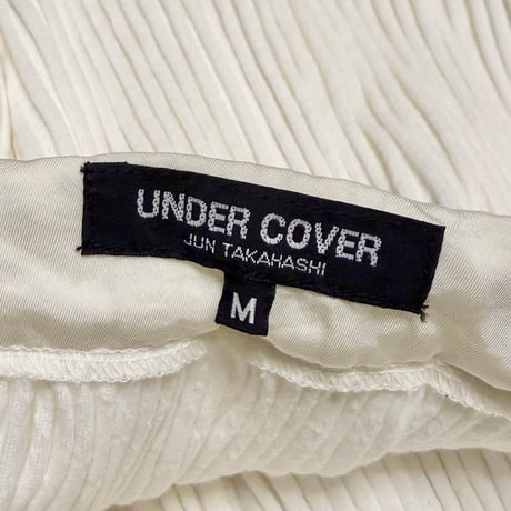 【USED】90's-00’s UNDERCOVER JUN TAKAHASHI Bias-Shift Pleated Skirt Off White