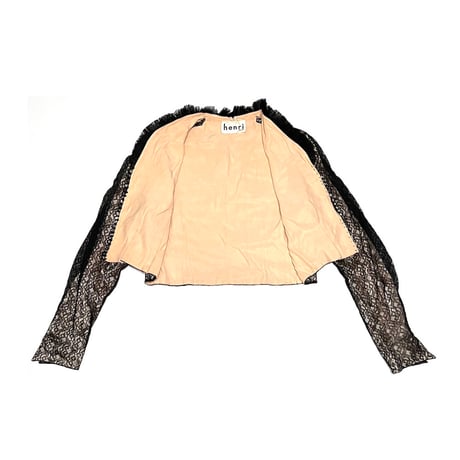 【USED】40's-50's henri MODEL CROPPED LACE JACKET