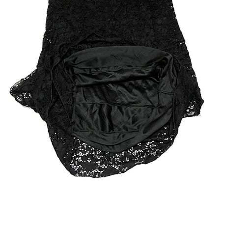 【USED】90's-00's ARMAND THIERY BLACK LACE DRESS
