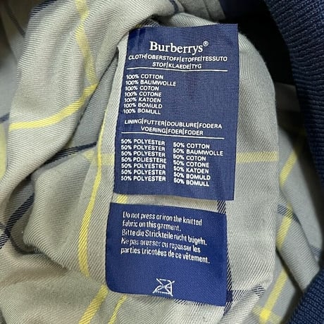 【USED】80'S-90'S BURBERRYS BLOUSON JACKET