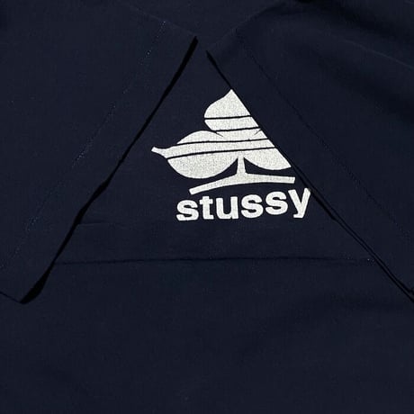 【USED】90'S STUSSY CLUB MOTIF LOGO T-SHIRT