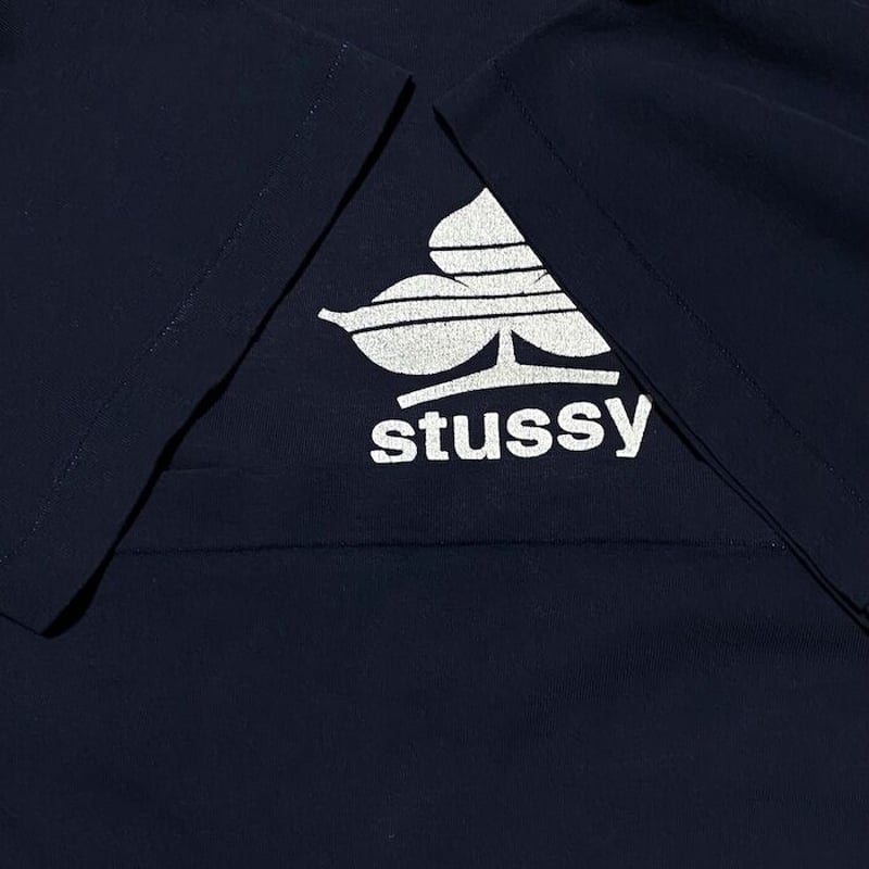 USED】90'S STUSSY CLUB MOTIF LOGO T-SHIRT | KON