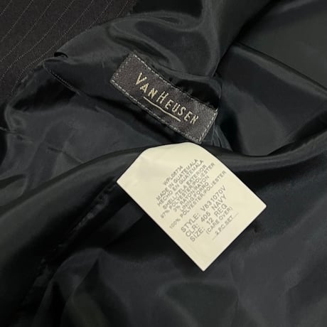 【USED】00's VAN HEUSEN PINSTRIPE TAILORED JACKET