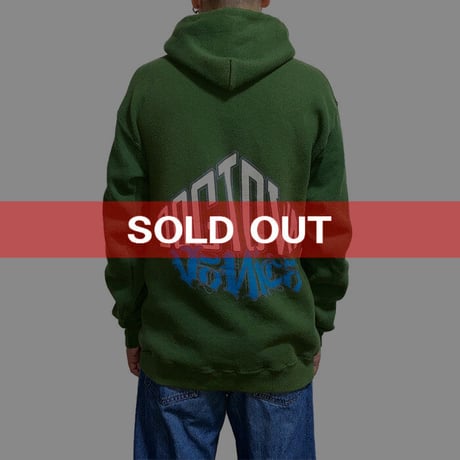 【USED】90'S  DOGTOWN VENICE HOODIE