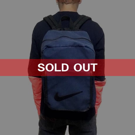 【USED】90'S NIKE LEATHER SWOOSH BACKPACK