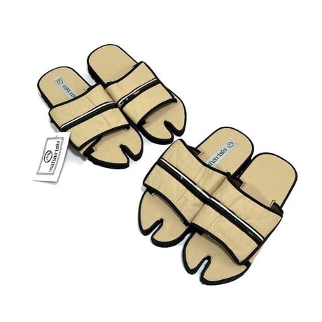 【DEAD STOCK】90'S MAHARISHI TABI SANDALS BEIGE