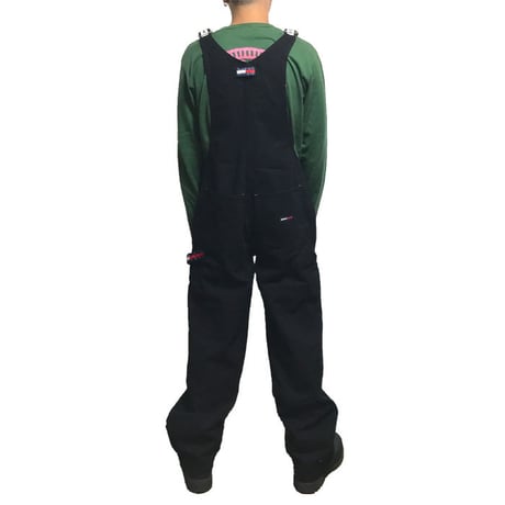 【DEADSTOCK】90'S  TOMMY JEANS OVERALLS BLACK