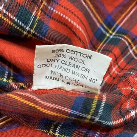 【USED】VIVIENNE WESTWOOD 1993AW "ANGLOMANIA" TARTAN CHECK SHIRT