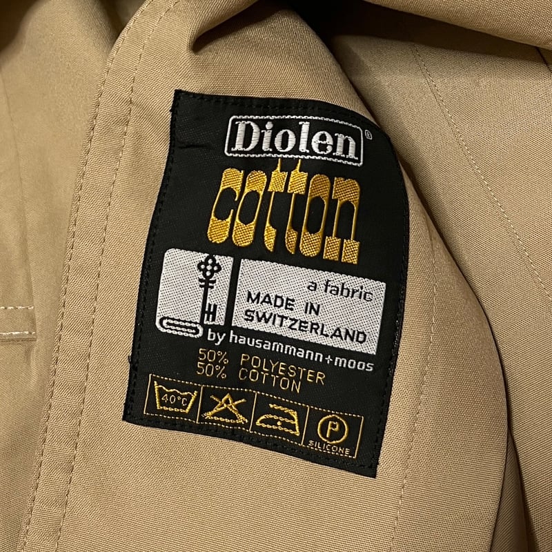 USED】80's-90's Diolen cotton + hausammann+moos USED】80's-90's Diolen cotton + hausammann+moos