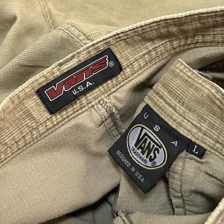 【USED】90'S-00'S VANS CORDUROY SHORTS