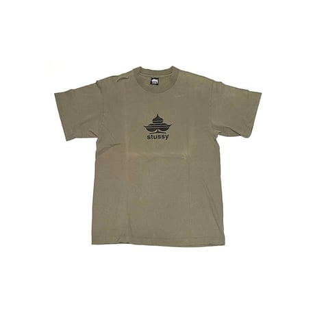 【USED】80'S OLD STUSSY CLOVER MOTIF T-SHIRT