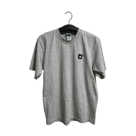【USED】90'S ADIDAS RUBBER PATCH LOGO T-SHIRT