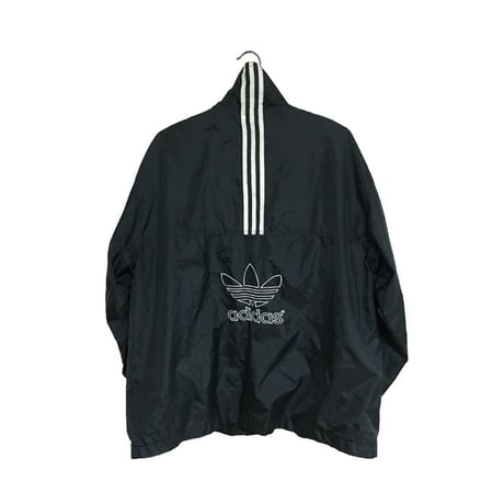 【USED】90'S ADIDAS NYLON JACKET TREFOIL & THREE LINE