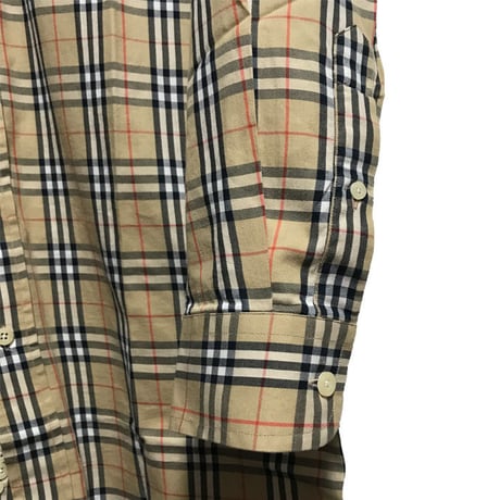 【USED】90'S BURBERRYS NOVA CHECK B.D SHIRT