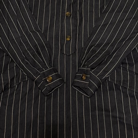 【USED】BLASS DRESS BY BILL BLASS. PIN STRIPE WOOL DRESS
