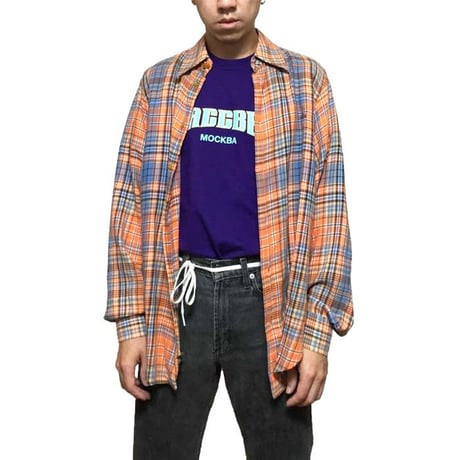 【USED】90'S VIVIENNE WESTWOOD MAN CHECK SHIRT