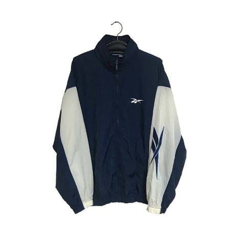 【USED】90'S REEBOK NYLON JACKET EMBROIDERY ON THE SLEEVE
