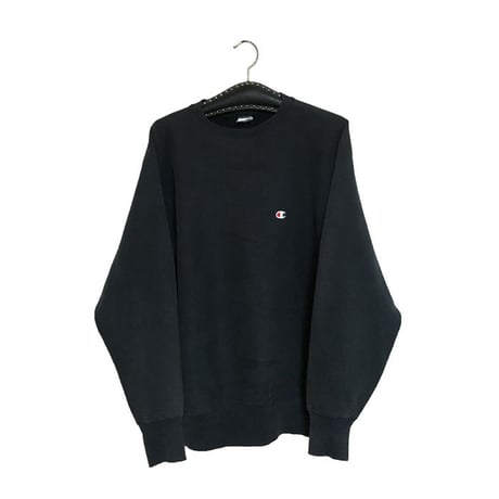 【USED】90'S CHAMPION REVERSE WEAVE BLACK