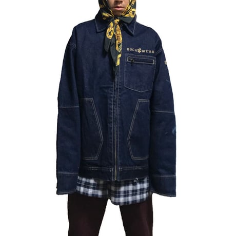 【USED】00'S ROCAWEAR OVERSIZED DENIM JACKET