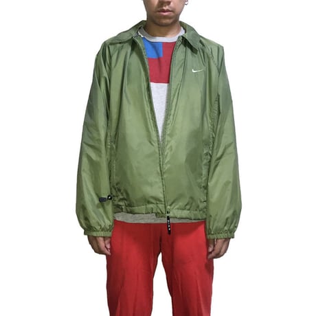 【USED】90'S NIKE NYLON JACKET MATCHA