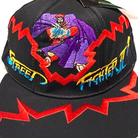 【DEAD STOCK】1996 VEGA × Street Fighter II “M. Bison”② Snapback Cap Made for Italy