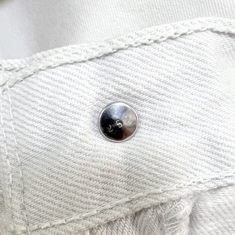 【USED】90'S EURO LEVI'S WHITE 501 JEANS