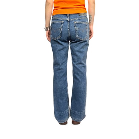 【USED】90's Levi's Silver Tab hipster boot cut JEANS