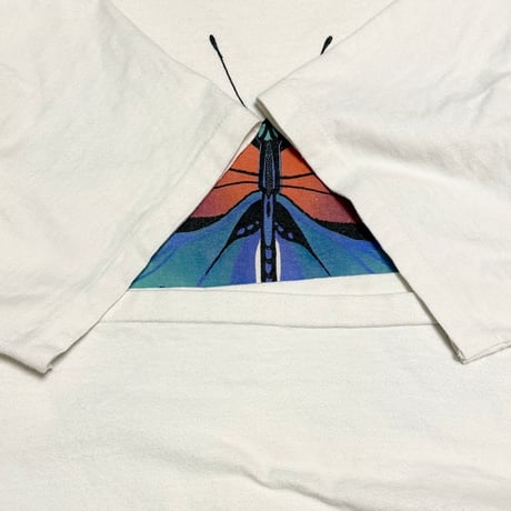【USED】90's SAN DIEGO WILD ANIMAL PARK Butterfly Graphic T-Shirt