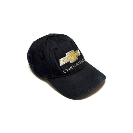 【USED】00's CHEVROLET Bowtie Rubber Logo Cap