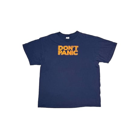 【USED】00's DON'T PANIC T-shirt