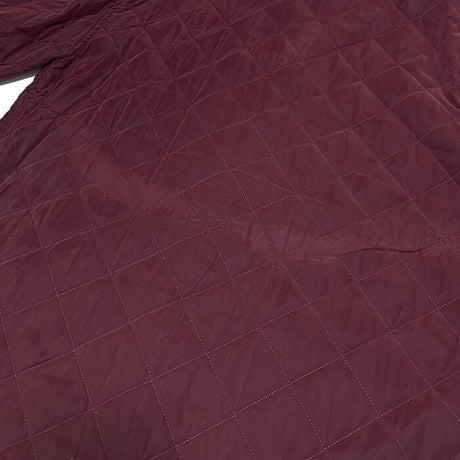 【USED】00'S BURBERRY LONDON WAXED COTTON QUILTED JACKET