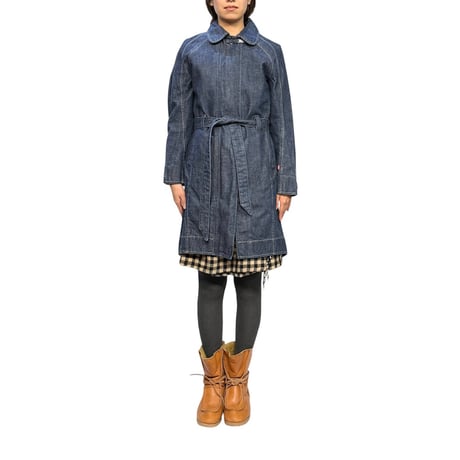 【USED】00's EURO Levi’s Engineered Jeans Denim Balmacaan Coat