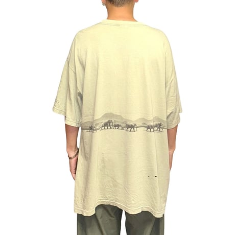 【USED】00's NIABI ZOO ELEPHANT T-SHIRT