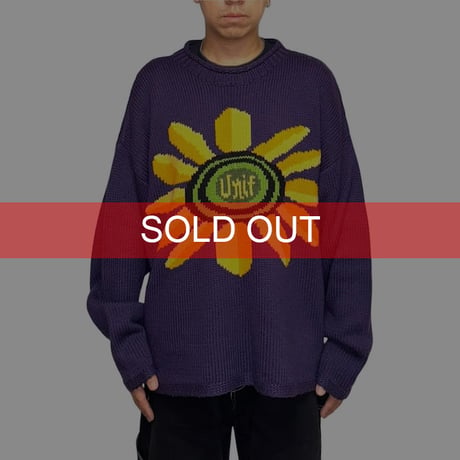 【USED】UNIF SUNFLOWER KNIT SWEATER