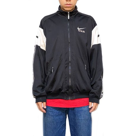 【USED】90'S NIKE USA OLD SCHOOL TRACK JACKET
