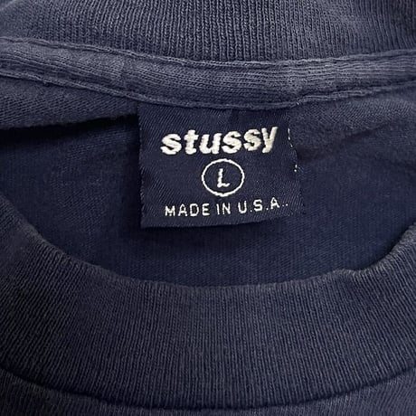 【USED】90'S STUSSY GRAPHIC T-SHIRT