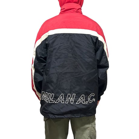 【USED】80'S-90'S AC MILAN NYLON TRACK JACKET