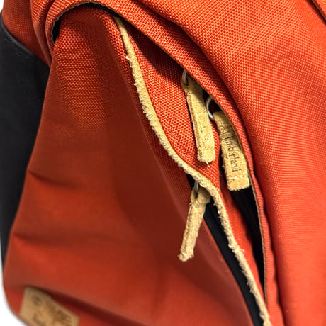 【USED】00's Timberland 3-Compartment Design Sling Backpack Orange