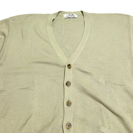 【USED】80'S-90'S PRINGLE OF SCOTLAND COTTON KNIT CARDIGAN