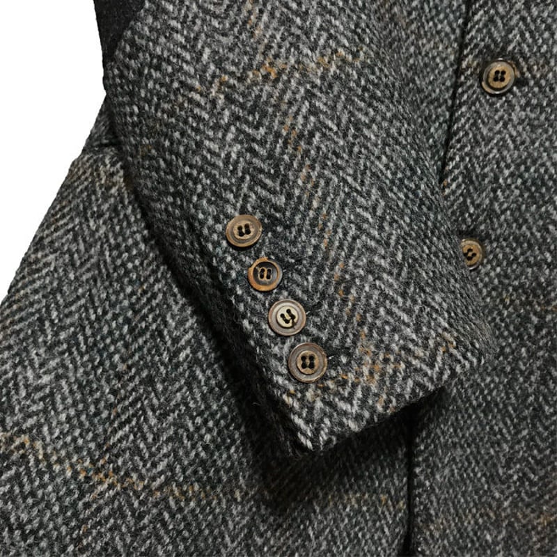 USED】90'S MALCOLM MCLAREN WOOL TAILORED JACKET USED】90'S MALCOLM MCLAREN WOOL TAILORED JACKET