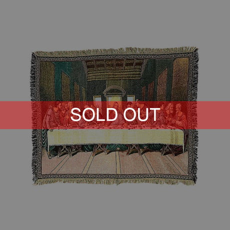 【USED】90'S THE LAST SUPPER WOVEN BLANKET